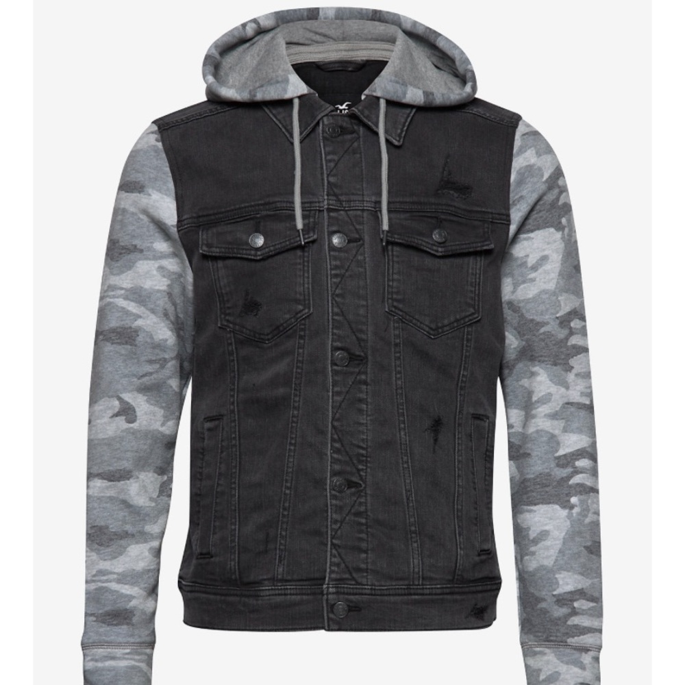 Hollister hoodie/denim jacket